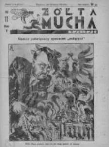 Żółta Mucha Tse-Tse 1933, R.5, Nr 11