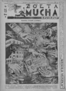 Żółta Mucha Tse-Tse 1933, R.5, Nr 15