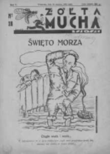 Żółta Mucha Tse-Tse 1933, R.5, Nr 28