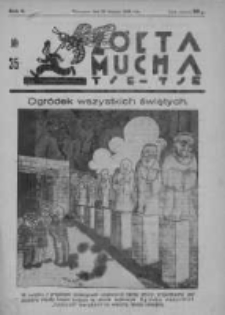Żółta Mucha Tse-Tse 1933, R.5, Nr 35