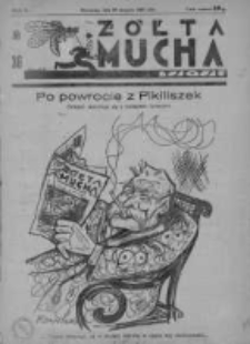 Żółta Mucha Tse-Tse 1933, R.5, Nr 36