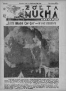 Żółta Mucha Tse-Tse 1933, R.5, Nr 42