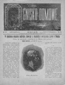 Ognisko Domowe. Czasopismo literackie, artystyczne, naukowe i społeczne 1886, R. III, Nr 74