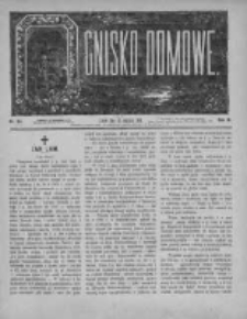 Ognisko Domowe. Czasopismo literackie, artystyczne, naukowe i społeczne 1886, R. III, Nr 84