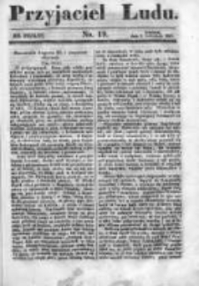 Przyjaciel Ludu czyli Tygodnik potrzebnych i pożytecznych wiadomości 1845, R.12, Nr 19