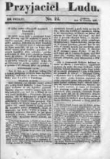 Przyjaciel Ludu czyli Tygodnik potrzebnych i pożytecznych wiadomości 1845, R.12, Nr 24