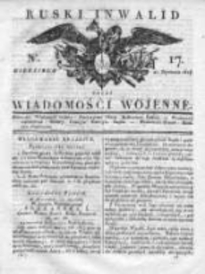 Ruski inwalid czyli wiadomości wojenne 1817, Nr 17