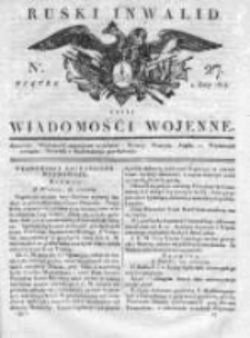 Ruski inwalid czyli wiadomości wojenne 1817, Nr 27