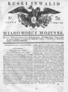 Ruski inwalid czyli wiadomości wojenne 1817, Nr 31