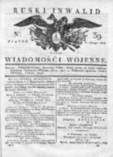 Ruski inwalid czyli wiadomości wojenne 1817, Nr 39