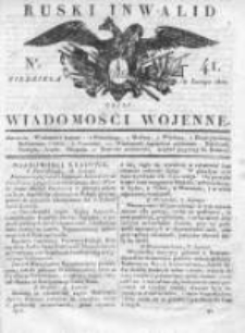 Ruski inwalid czyli wiadomości wojenne 1817, Nr 41
