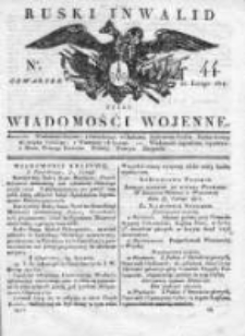 Ruski inwalid czyli wiadomości wojenne 1817, Nr 44