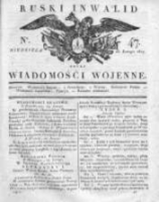 Ruski inwalid czyli wiadomości wojenne 1817, Nr 47