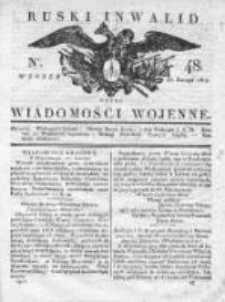 Ruski inwalid czyli wiadomości wojenne 1817, Nr 48