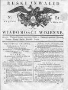 Ruski inwalid czyli wiadomości wojenne 1817, Nr 51