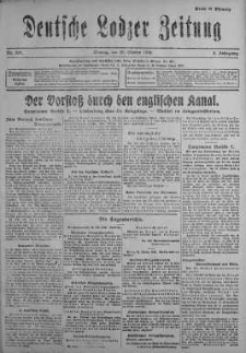Deutsche Lodzer Zeitung 30 październik 1916 nr 301