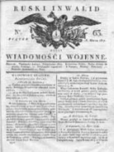 Ruski inwalid czyli wiadomości wojenne 1817, Nr 63