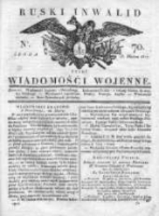 Ruski inwalid czyli wiadomości wojenne 1817, Nr 70
