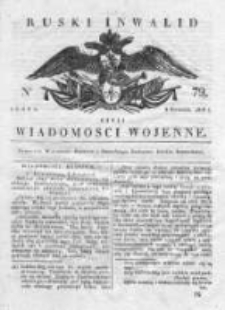Ruski inwalid czyli wiadomości wojenne 1818, Nr 79