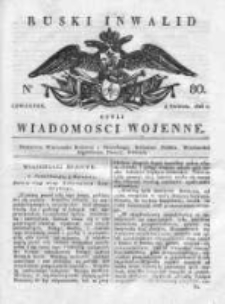Ruski inwalid czyli wiadomości wojenne 1818, Nr 80