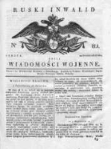 Ruski inwalid czyli wiadomości wojenne 1818, Nr 89