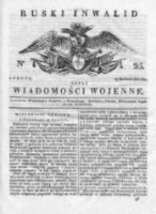 Ruski inwalid czyli wiadomości wojenne 1818, Nr 95