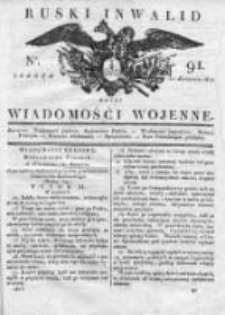 Ruski inwalid czyli wiadomości wojenne 1817, Nr 91