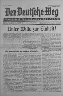 Der Deutsche Weg 1 marzec 1936 nr 8