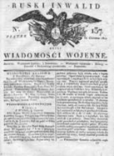 Ruski inwalid czyli wiadomości wojenne 1817, Nr 137