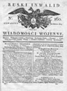 Ruski inwalid czyli wiadomości wojenne 1817, Nr 160