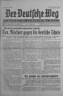 Der Deutsche Weg 5 kwiecień 1936 nr 13
