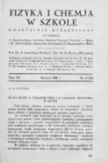 Fizyka i Chemja w Szkole 1935/36, T. 7, Nr 2