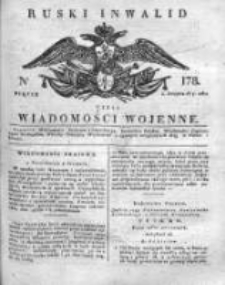 Ruski inwalid czyli wiadomości wojenne 1817, Nr 178