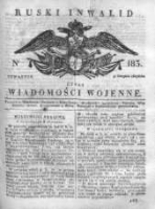 Ruski inwalid czyli wiadomości wojenne 1817, Nr 183