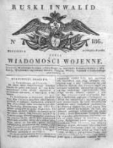 Ruski inwalid czyli wiadomości wojenne 1817, Nr 186