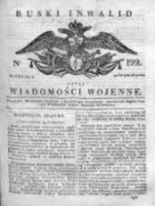 Ruski inwalid czyli wiadomości wojenne 1817, Nr 192