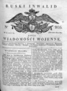 Ruski inwalid czyli wiadomości wojenne 1817, Nr 205