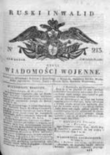 Ruski inwalid czyli wiadomości wojenne 1817, Nr 213