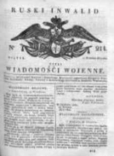 Ruski inwalid czyli wiadomości wojenne 1817, Nr 214