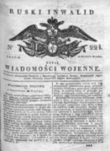 Ruski inwalid czyli wiadomości wojenne 1817, Nr 224