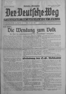 Der Deutsche Weg 12 lipiec 1936 nr 27