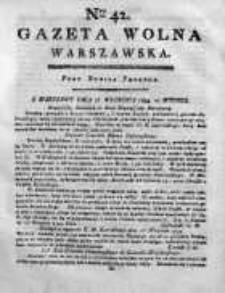 Gazeta Warszawska = (Gazeta Wolna Warszawska) 1794, Nr42