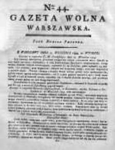 Gazeta Warszawska = (Gazeta Wolna Warszawska) 1794, Nr44