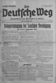 Der Deutsche Weg 23 sierpień 1936 nr 33