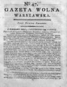 Gazeta Warszawska = (Gazeta Wolna Warszawska) 1794, Nr47