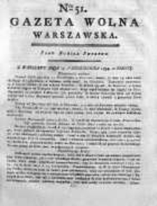 Gazeta Warszawska = (Gazeta Wolna Warszawska) 1794, Nr51