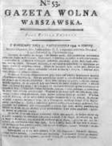 Gazeta Warszawska = (Gazeta Wolna Warszawska) 1794, Nr53