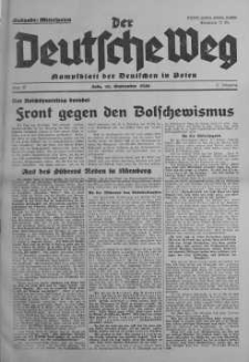 Der Deutsche Weg 20 wrzesień 1936 nr 37
