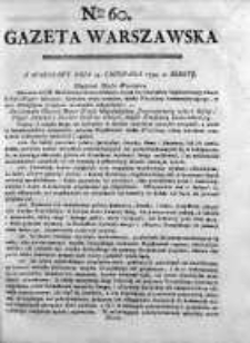 Gazeta Warszawska = (Gazeta Wolna Warszawska) 1794, Nr60
