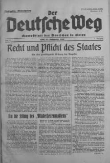 Der Deutsche Weg 29 listopad 1936 nr 47